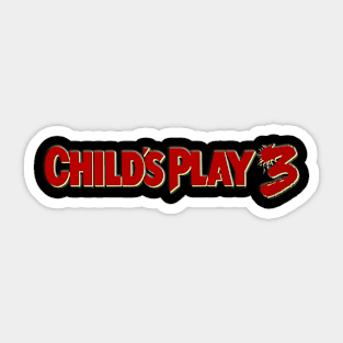 Childs Play 3 Crew Jacket Style Shirt Sticker